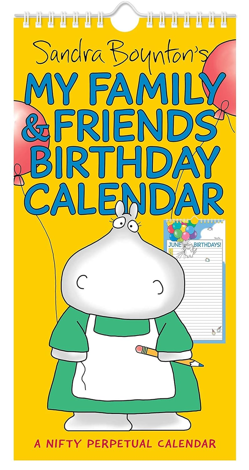 Sandra Boynton'S My Family & Friends Birthday Perpetual Calendar image number 4