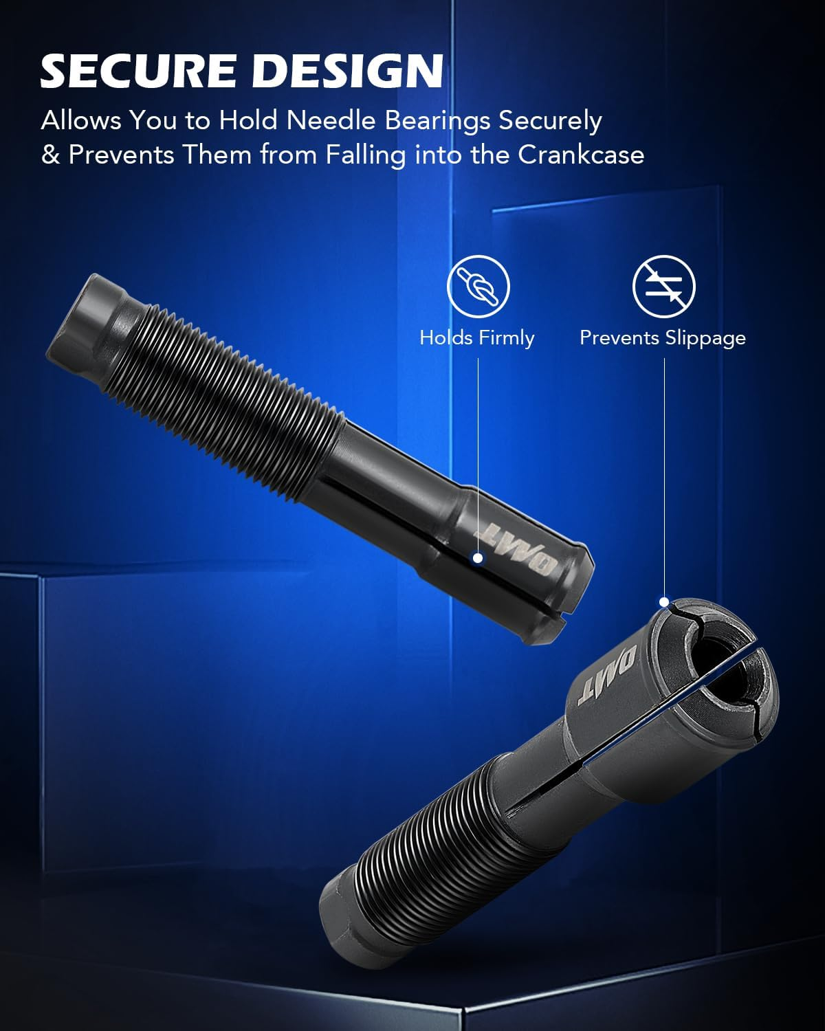 Orion Motor Tech Wheel Bearing Puller Tool Kit Compatible with Harley Davidson Motorcycles, Wheel Bearing Removal & Installation Tool for 3/4" 1" 25Mm Bearings, 18Pc Harley Wheel Bearing Tool image number 1