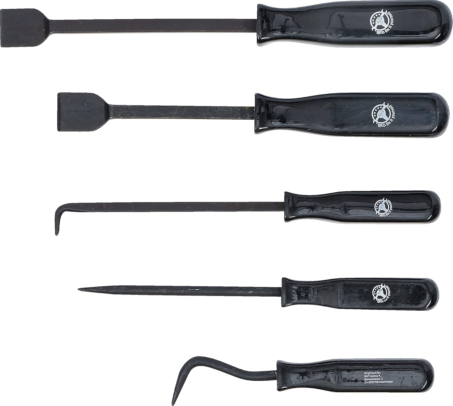 Kraftmann 9132 | Scraper and Hook Set | 5 Pcs. image number 1