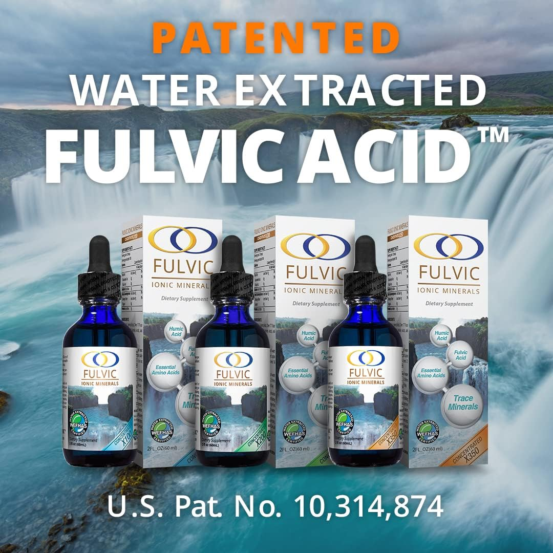 Optimally Organic Water Extracted Fulvic Ionic Acid X200 Concentration - 77 Plant Based Ionic Trace Minerals image number 2