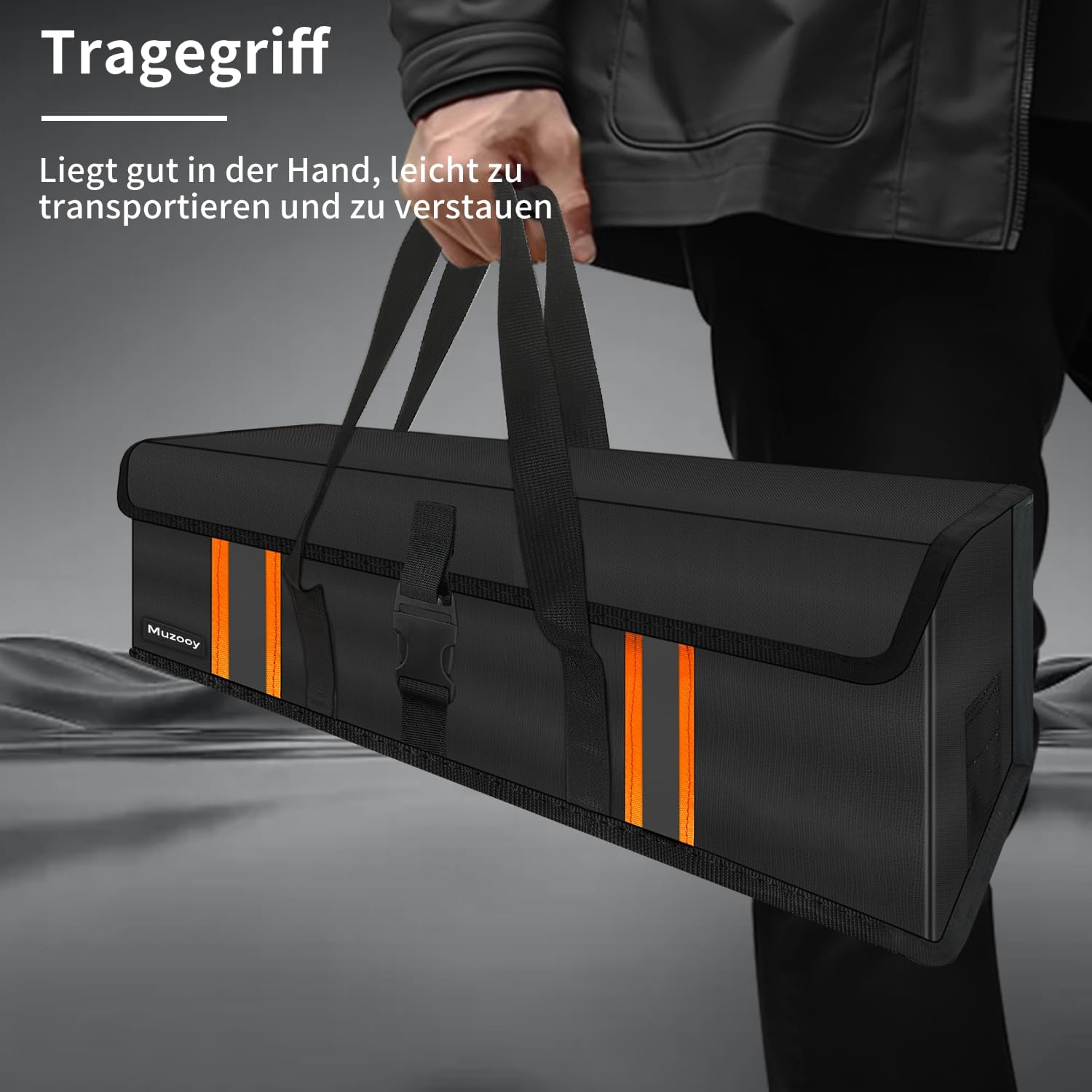 Ebike Battery Bag 8 Layers Fire Protection Fireproof Battery Bag up to 1800 &deg;C Waterproof Explosion-Proof image number 5