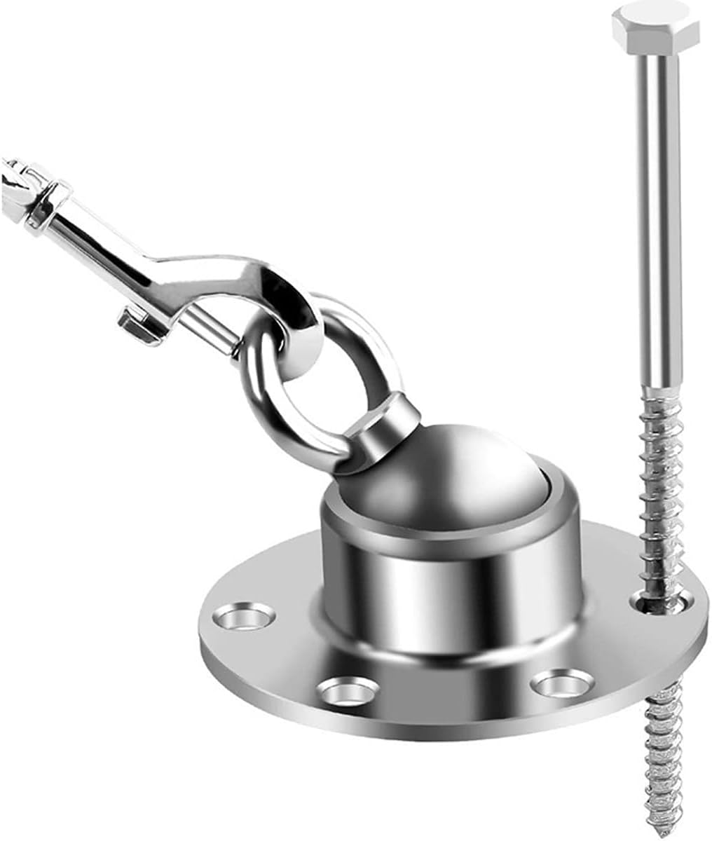 AIMALL Heavy Duty 360&deg; Rotating Dog Anchor Stake, 2.82 Inch Diameter, Rustproof Iron Pet Leash for Garden/Camping, Dog User Outdoor Safety Stake image number 4