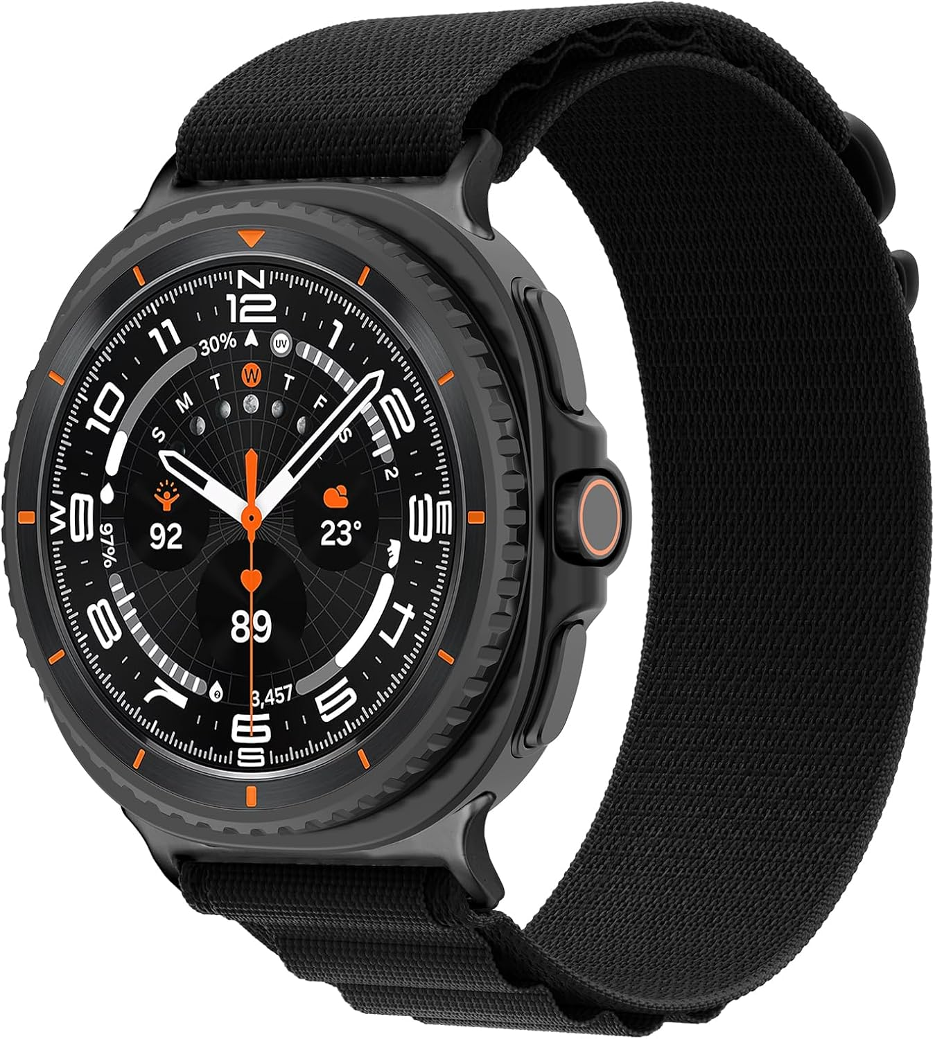 Trail/Alpine Loop Bands for Samsung Galaxy Watch 8 Band 40Mm 44Mm/8 Classic 46Mm Men Women,Rugged Nylon Fabric Sport Strap for Samsung Galaxy Watch 8 Band 44 Mm 40 Mm/8 Classic 46 Mm Wristband