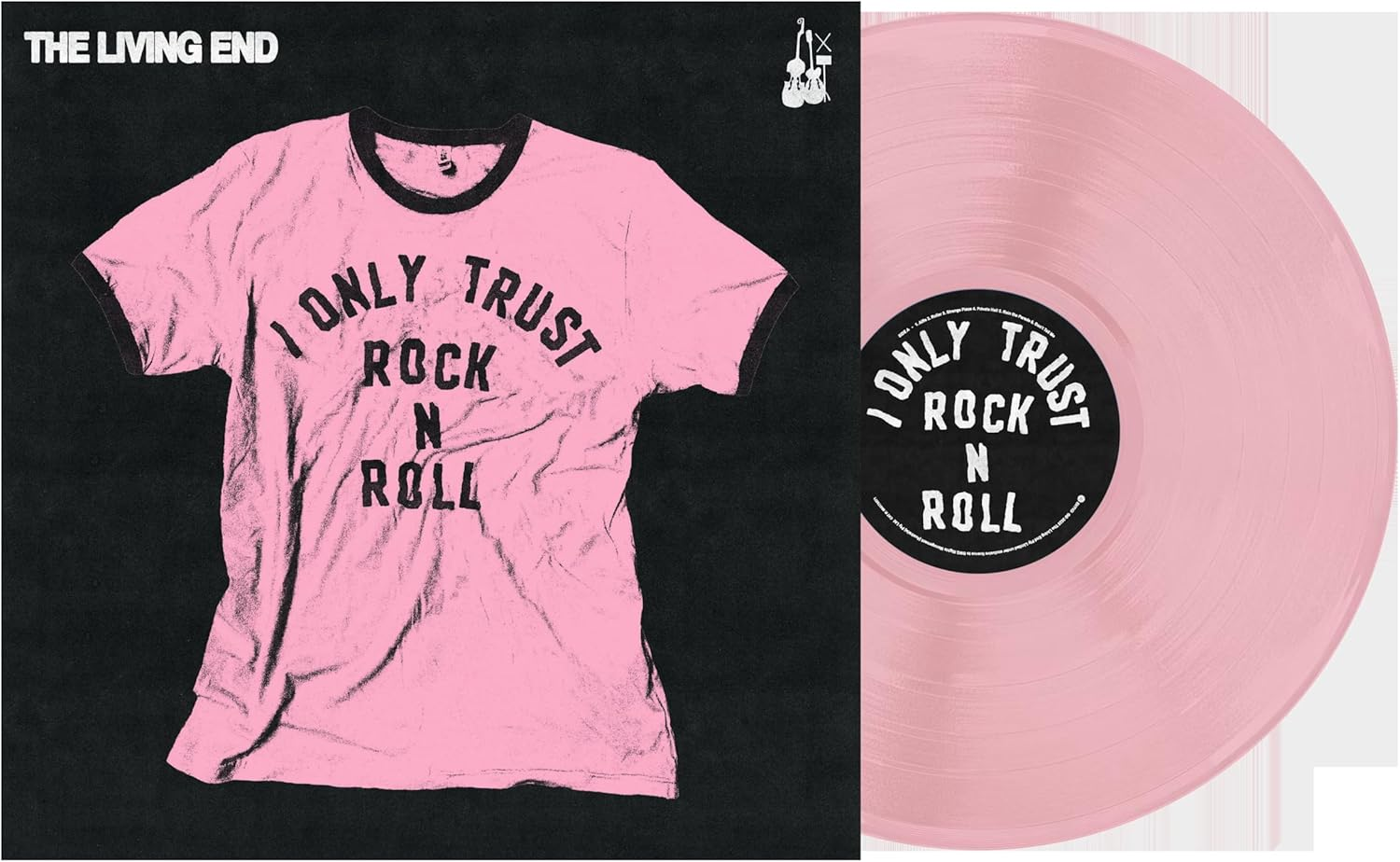 I Only Trust Rock N Roll - Pink Colored Vinyl image number 1
