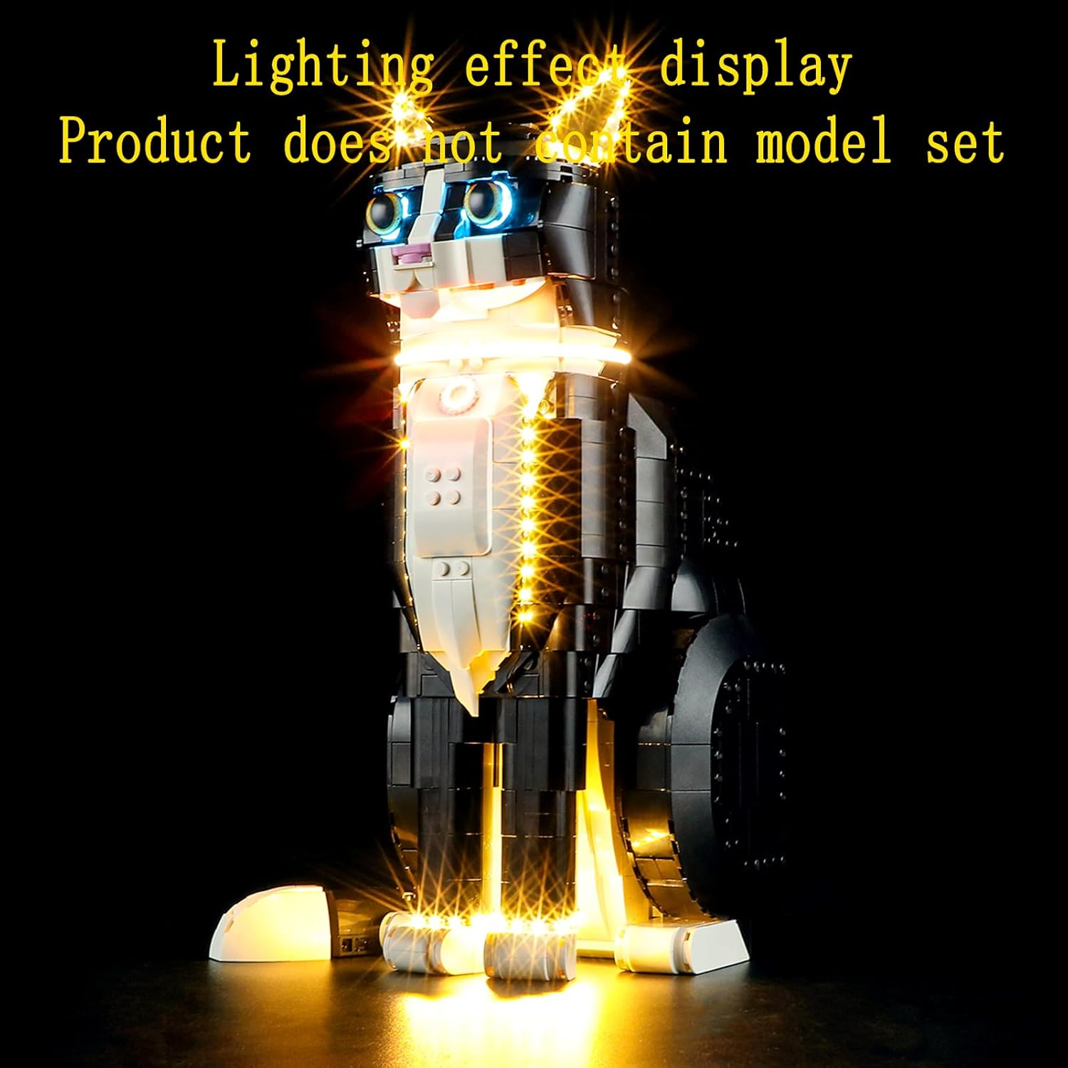 GEAMENT LED Light Set - Compatible with  Ideas 21349 Tuxedo Cat (Model Set Not Included) - Lighting Kit for Teen, Young Adult - Includes Standard LED Lighting Kit, Battery Box, User Manual image number 4