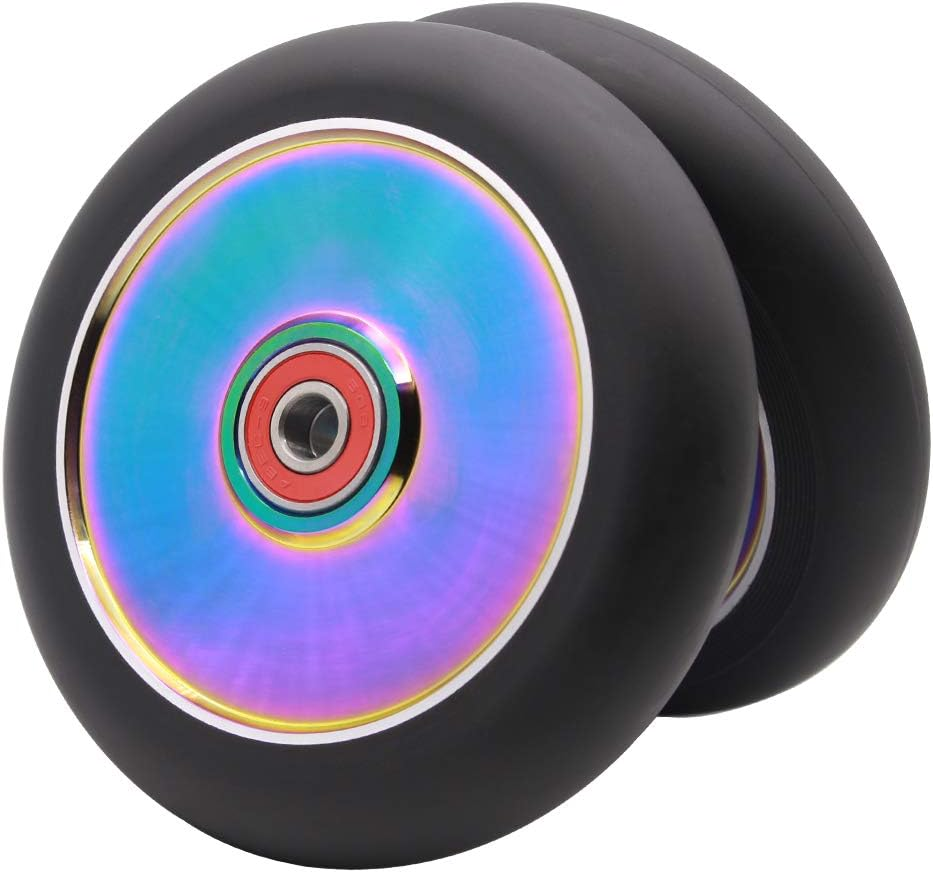 2Pcs Replacement 120Mm Pro Scooter Wheels with ABEC 9 Bearings Fit for Mgp/Razor/Lucky Pro Scooters image number 2