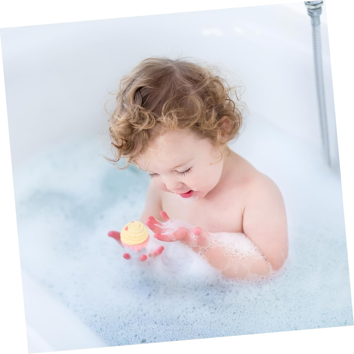 Gogogmee 6Pcs Spa Shower Bubble Cake Shape Bath Salts Natural Balls for Home Travel image number 6