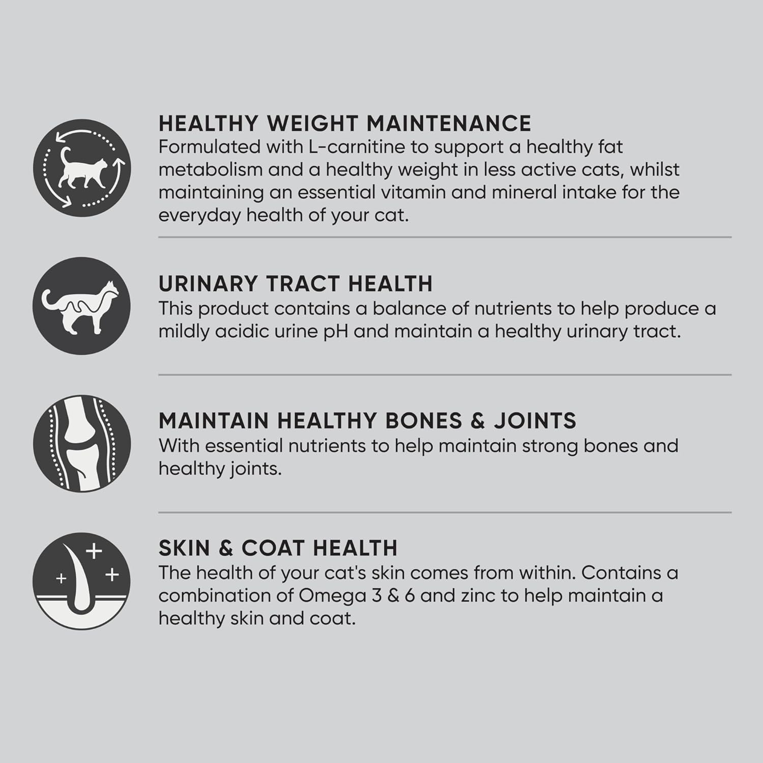 Optimum Adult Healthy Weight Chicken Dry Cat Food, 1.4 Kg (Pack of 4) image number 5