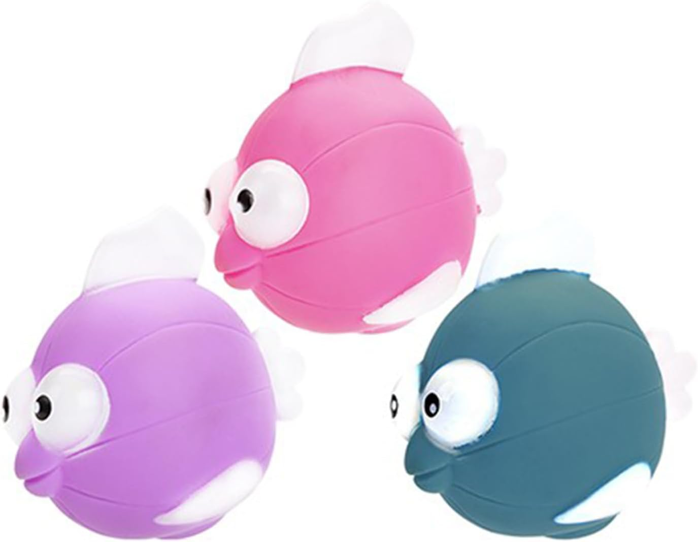 PMS 879110 Funny Fish Vinyl Dog Toy-Perfect for Your Furry Friend'S Playtime-1 Pc, Multicolor