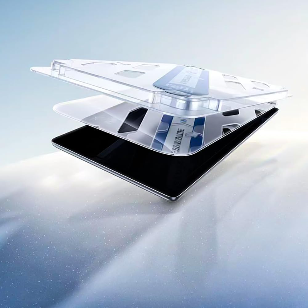 Screen Protector for Tesla Model 3 Highland New Edition 2024, with Precise Alignment Film Tools, Anti-Scratch High-Hardness Ultra Clear Tempered Glass Protection Seamlessly Integrates with the Tesla 15" Centre Touchscreen image number 1