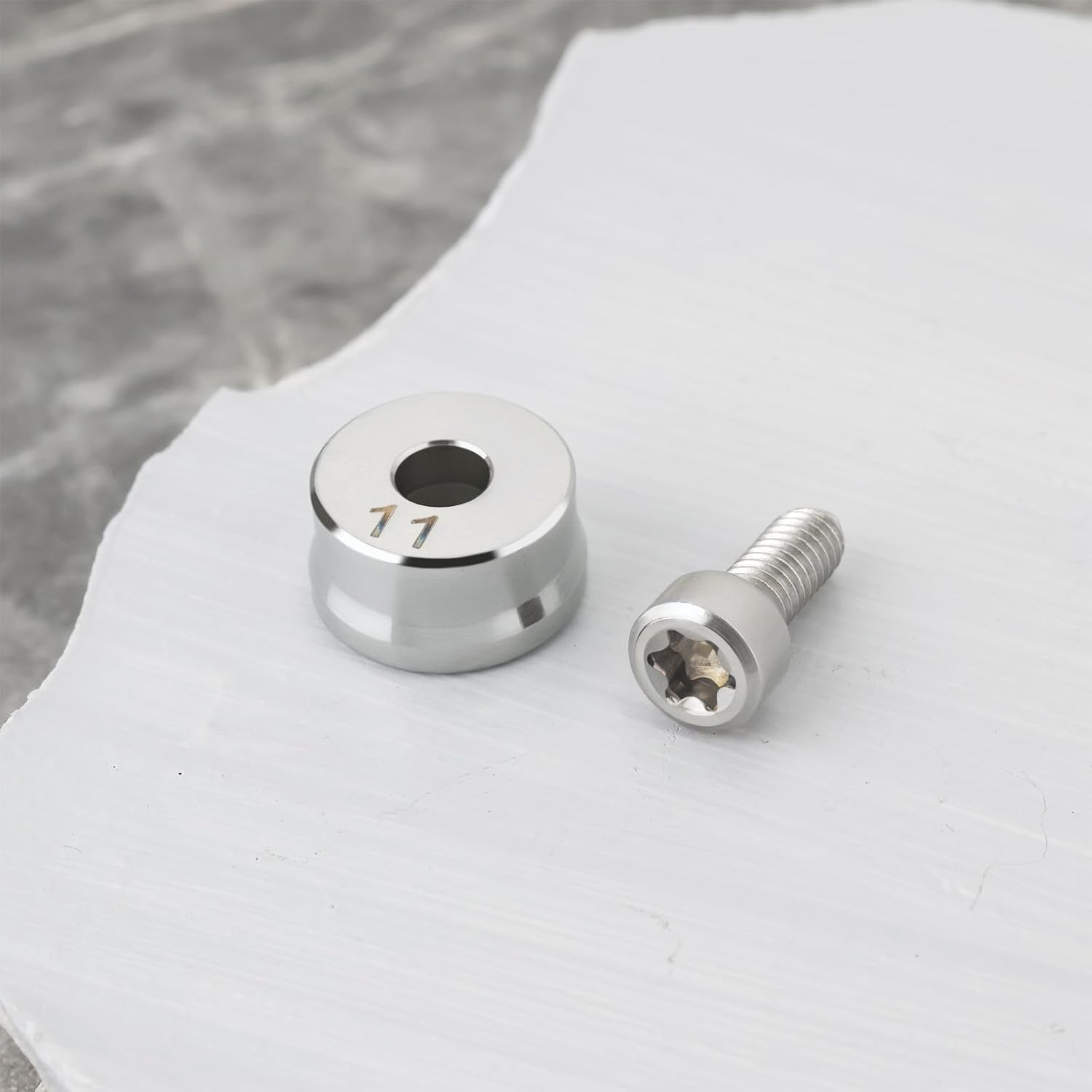 Golf Counterweight Screw Ball Head Weight 11G Compatible with Taylormade Stealth plus Stealth HD 2022 Driver, Silver image number 6