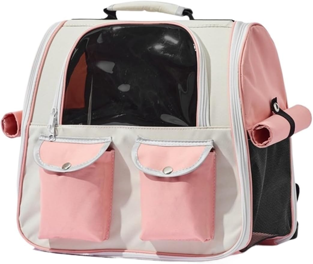 Cat Bag Dog Carrier Pet Carrier Portable Cat Backpack Mesh Outdoor Hiking Travel Bag Pet Supplies Pet Carrier Cat Carrier Pet Bag Carrier(Color:Blue)