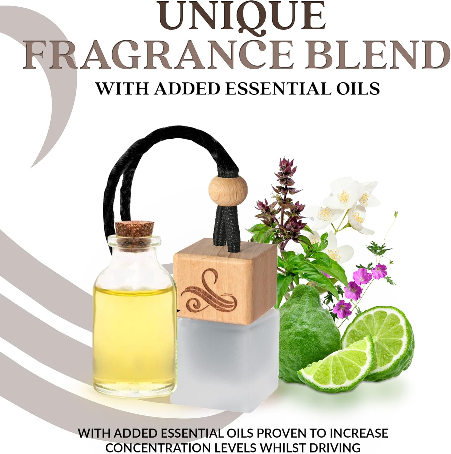 Afgan Oud Car Air Freshener for Men with Vent Clip | Car Scents Air Freshener with Sauvage Fragrance | Strong Car Perfume Air Freshener | Odour Eliminating Car Air Fresheners by Perfa, 8Ml, Brown image number 2