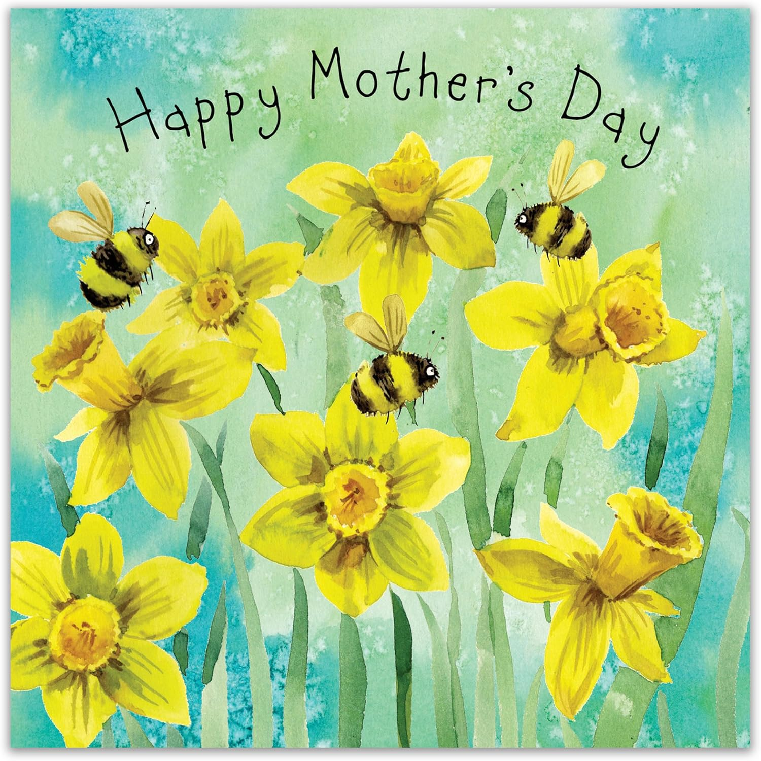 Twizler Mother'S Day Card for Mum - Daffodils - Happy Mothers Day Card from Son or Daughter - Mothering Sunday - Cute Mummy Mothersday image number 6