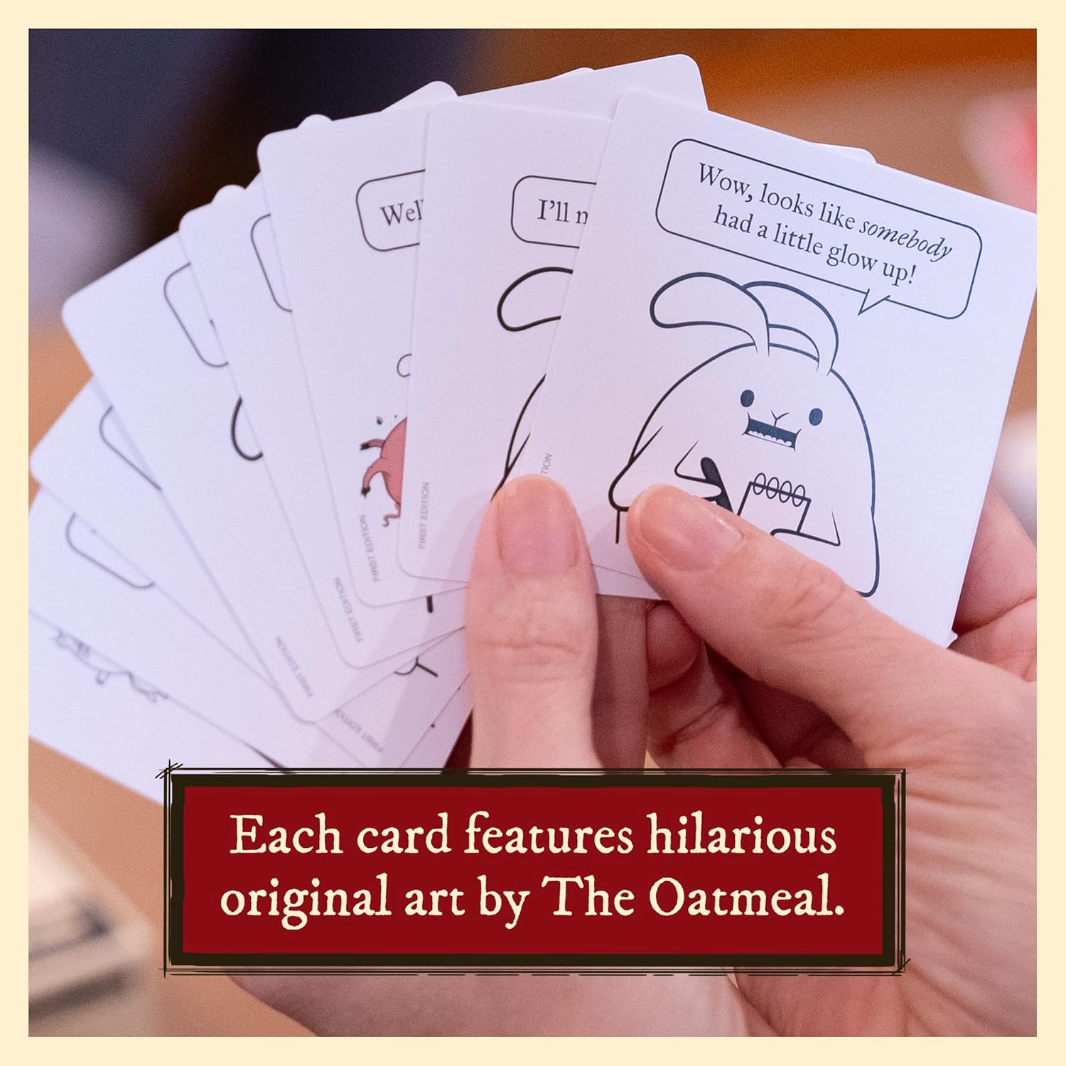 Exploding Kittens Horrible Therapist: Extra Horrible Edition by 3-8 Players - Ages 17+ - 15 Minutes to Play - Explicit Comic Building Game - Party Game, Family Game Night, Adult Card Game image number 1