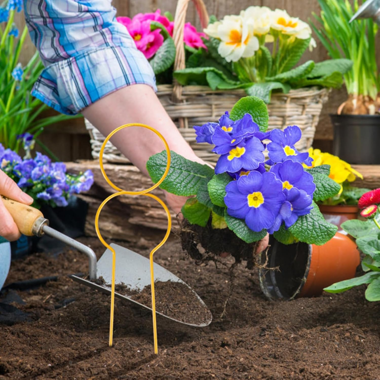 BCOATH 4Pcs Garden Trellis for Climbing Plants Support Stand for Potted Vines and Indoor Gardening for Pothos Monstera and Peppers Elegant Design