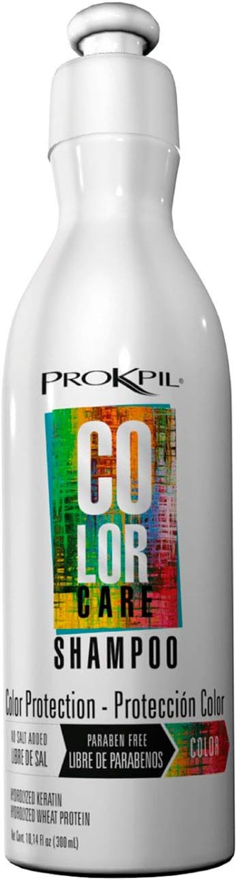 Prokpil Shampoo Color Salt Free Colored Hair Parabens Free Color Protection No Frizz | Champu Color Care Libre De Parabenos Sin Sal 10.1Oz-300Ml image number 2