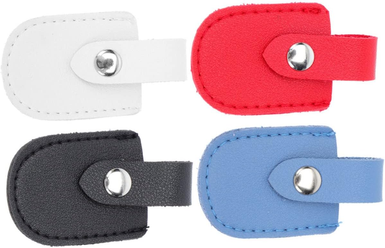 Ipetboom 16Pcs Cuticle Scissor Covers Pu Protective Sleeve for Nail Clippers Easy Storage Holder for Manicure Tools Lightweight and Chic Design for Travel and Home Use image number 6