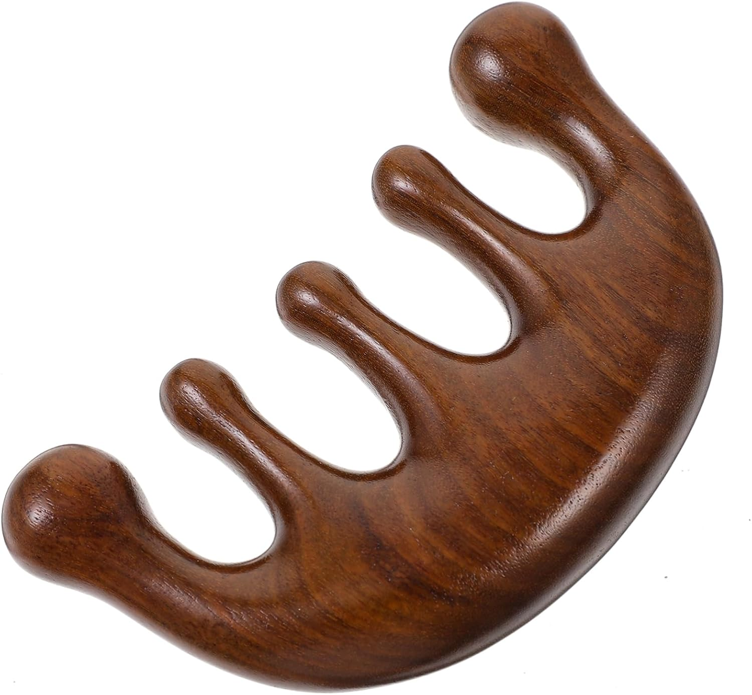 MOTHNUR Unique Shaped Wooden Comb Scalp Massage Tool for Circulation and Relaxation Craftsmanship for Home Use image number 6