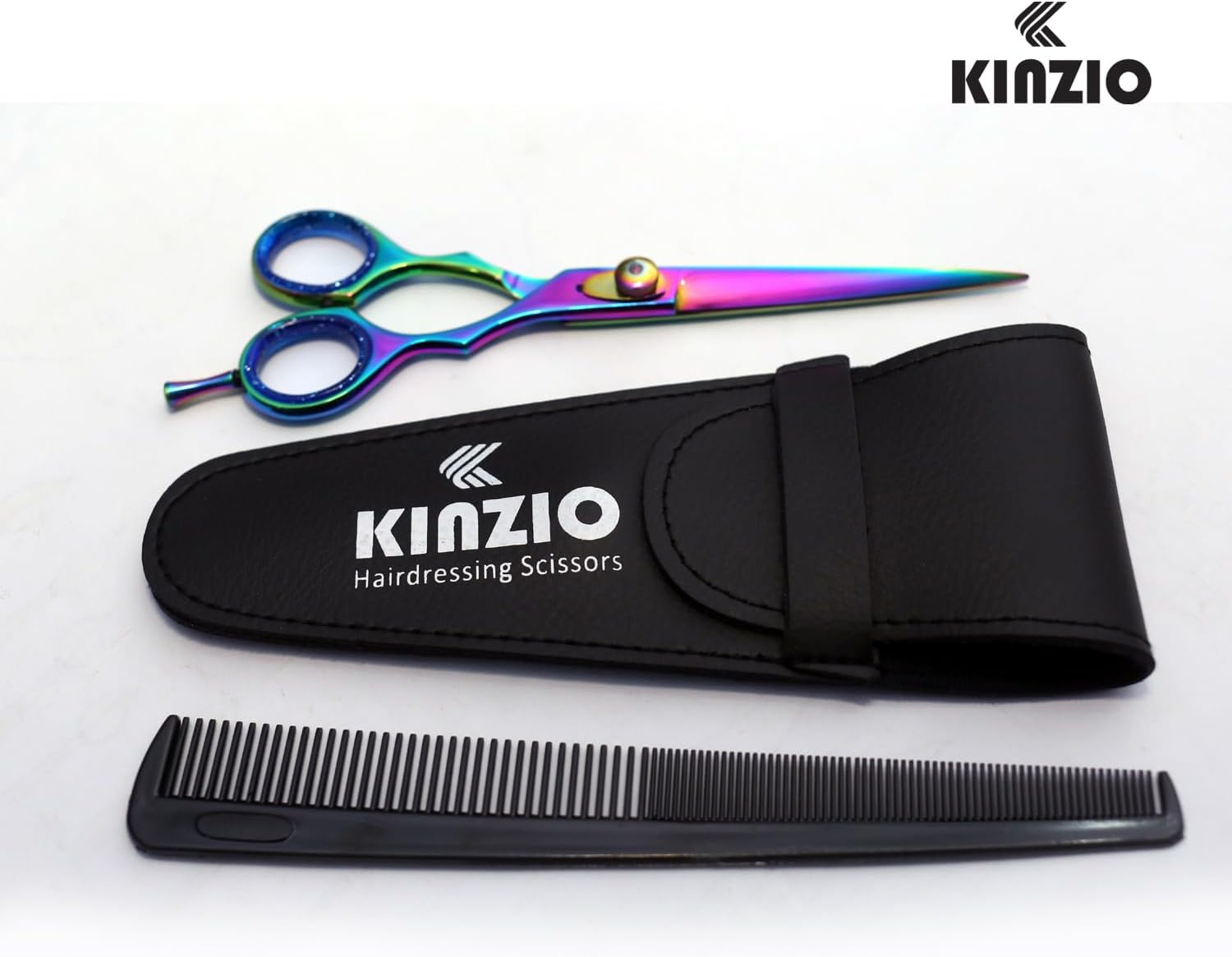 Barber Hair Cutting Scissor Hairdressing Scissors Razor Cut Edges Stainless Steel Hair Cutting Shears - for Salon Barbers and for Personal Use (6.5") image number 1