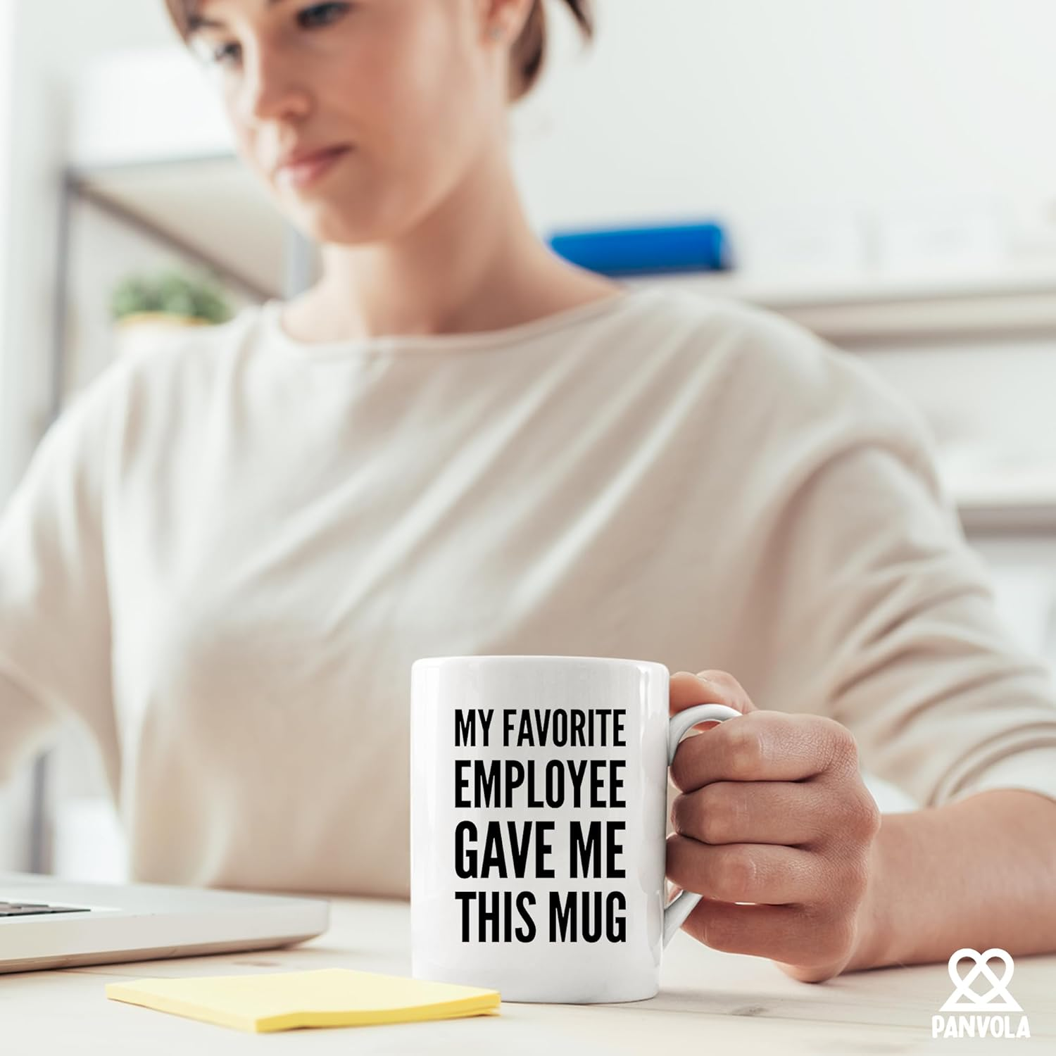 My Favorite Employee Gave Me This Mug Boss Gifts Employer Coworker Ceramic Mug 11 Oz White image number 6