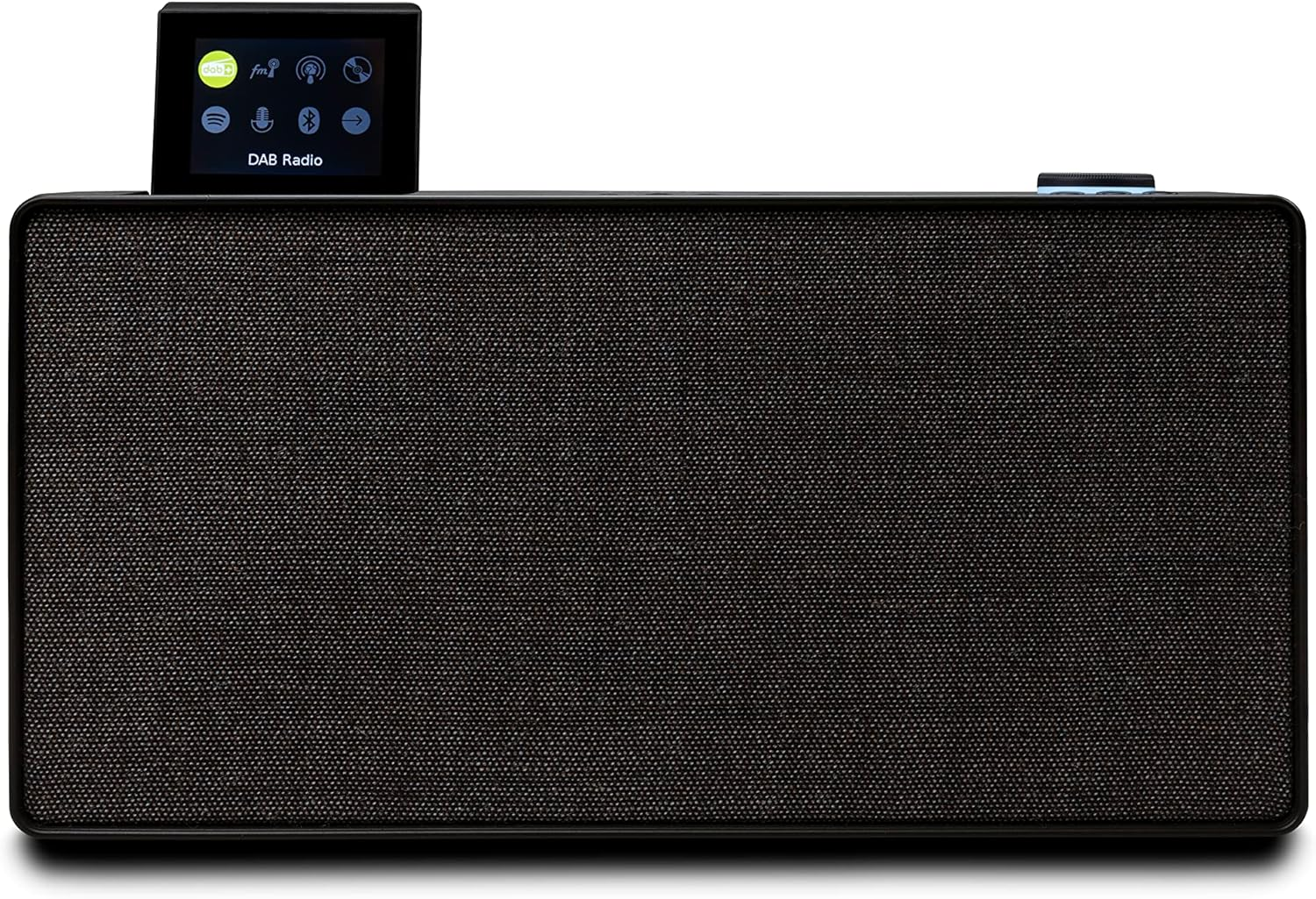 Pure Evoke Home All-In-One Stereo Music System - DAB+/FM Radio, Internet Radio, Podcasts, Spotify Connect, Bluetooth, CD, Foldable Colour Display (Coffee Black)
