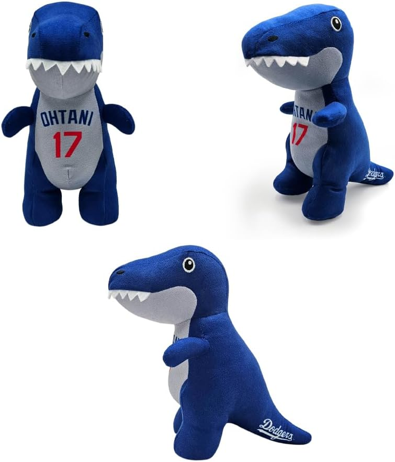 MLB Official Los Angeles Dodgers Shouhei Otani Dog Dinosaur Toy Baseball Los Angeles Dodgers Pets image number 2