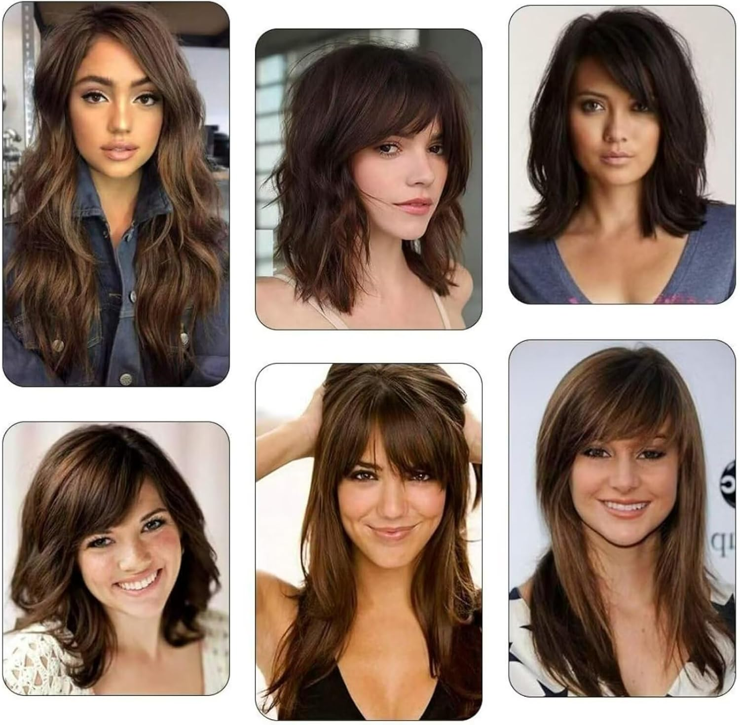 RUNRAYAY Thick Side Liu Hai Flip Liu Hai Natural Side Liu Hai Liu Hai Flip (Natural Black) image number 5