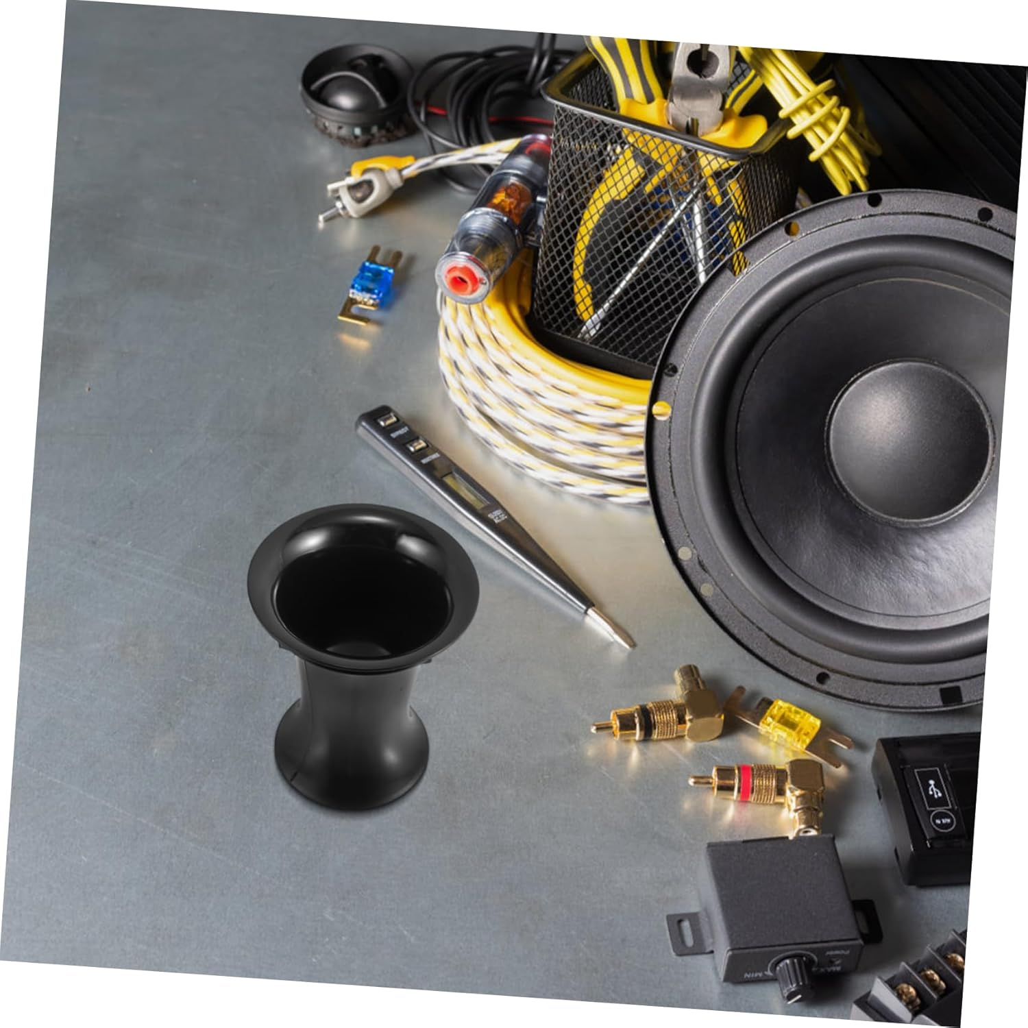 Angoily Speaker Guide Tube for Bass Reflex Port DIY Repair Parts Air Vent for Subwoofer Connectors for Loudspeaker Cabinet image number 1