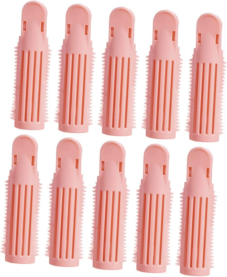 10Pcs Hair Volume Clip for Short Hair Fluffy Root Clip Curling and Styling Tool for Bangs Pink