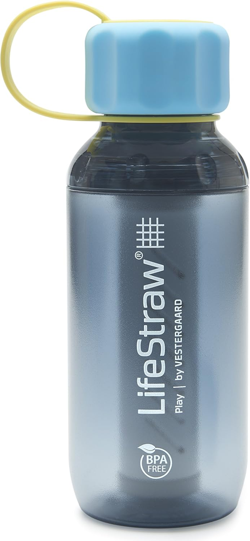 Lifestraw Play Kids Water Filter Bottle with 2-Stage Integrated Filter Straw for Safe and Clean Drinking Water