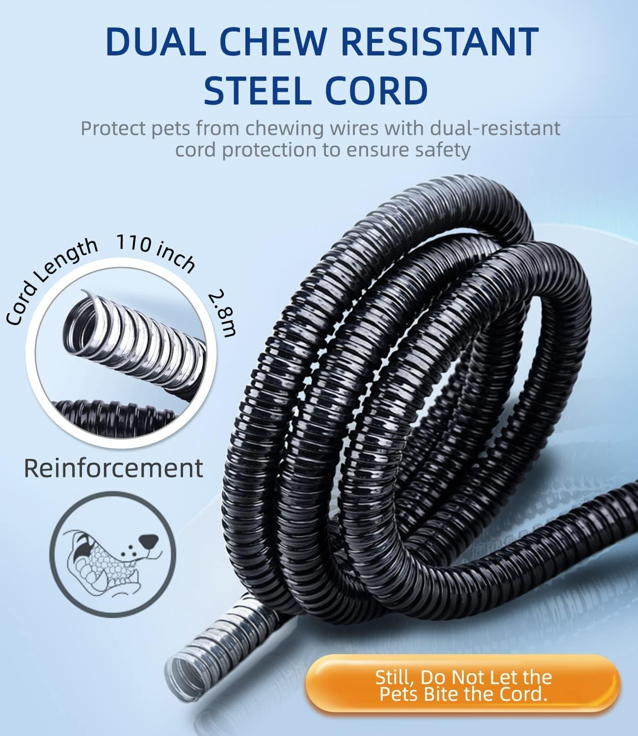 Uncn Dog Cat Heating Pad Pressure Activated 18 X 22In Pet Heat Pack Automatic Electric Heated Bed Mat for Indoor, Warming Pad with Chew Resistant Cord, Adjustable Temperature, Waterproof Washable image number 2