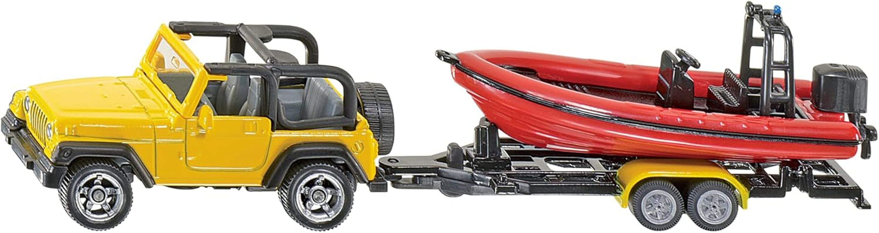 Siku - Jeep with Boat image number 2