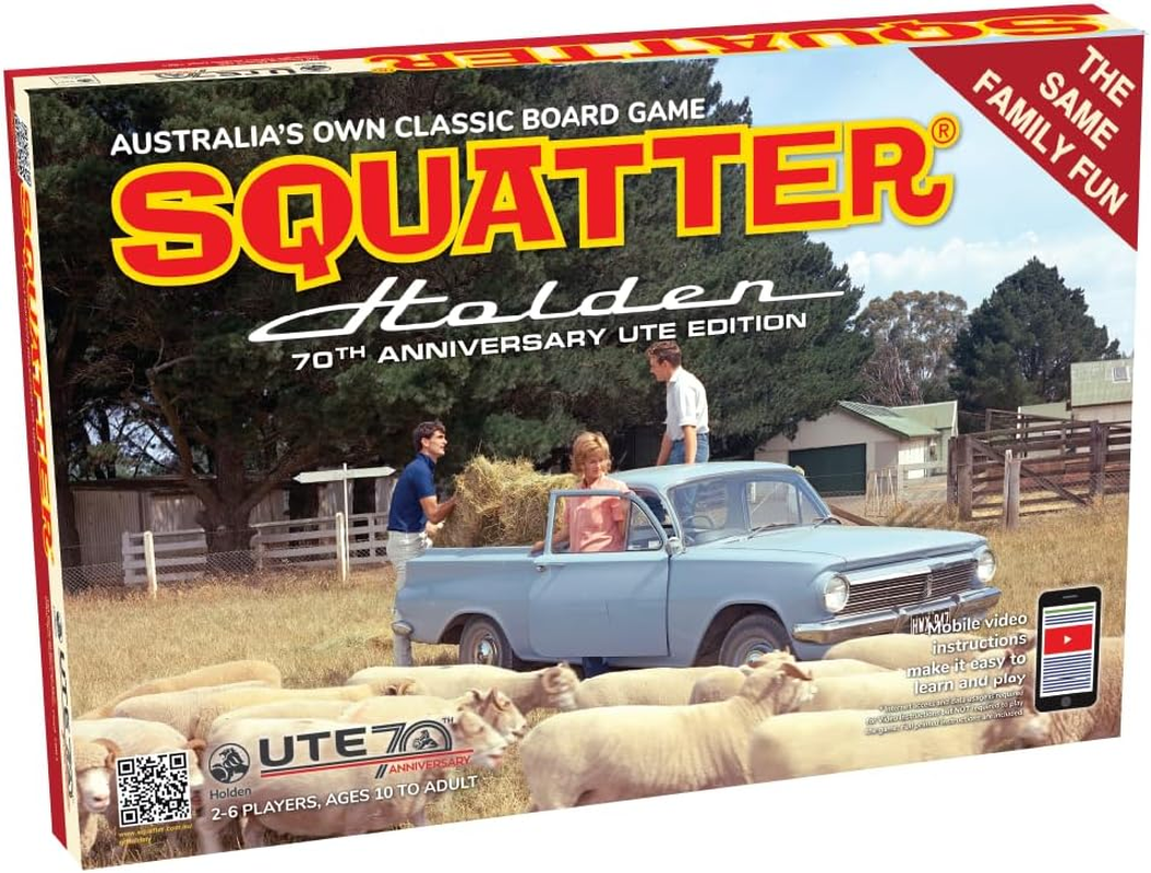 Squatter Holden 70Th Anniversary Edition Board Game for 2-6 Players, Ages 10 to Adult - Motorsport Board Game, Board Game, Family Game, Collector'S Item, Gift image number 2