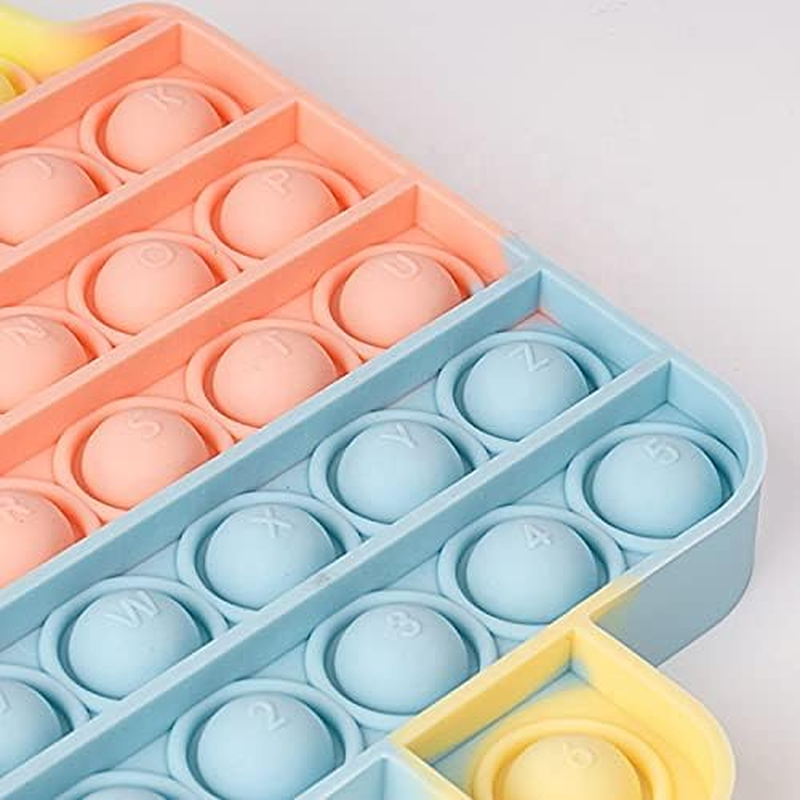 KUNSTIFY Pop Fidget Toys, Anti-Stress Toy for Adults & Children - Rainbow Ice image number 6