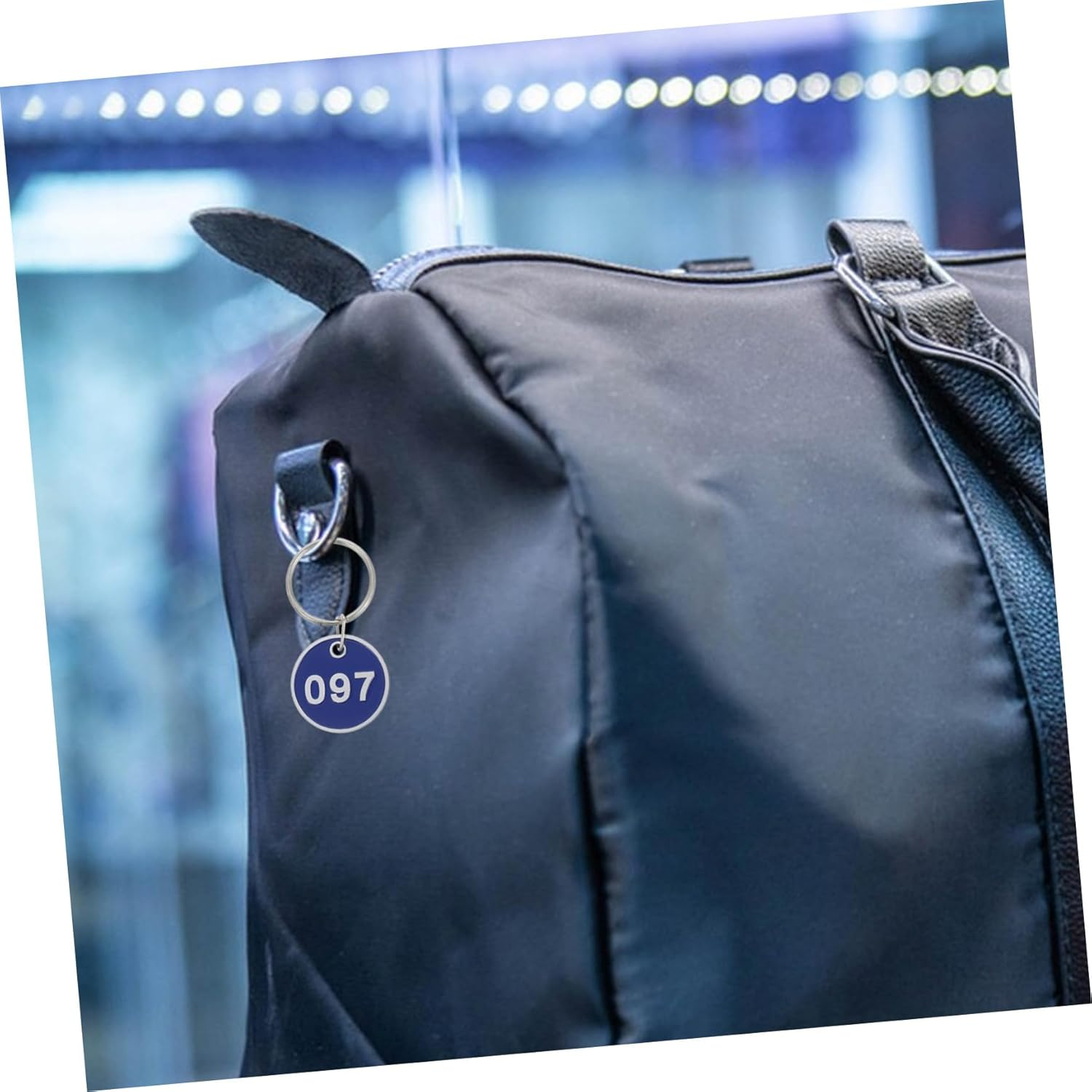 Veemoon 100Pcs Key Tags Aluminum Alloy Luggage Identification Tags for Sauna Hotel Dormitory Travel Bags image number 2