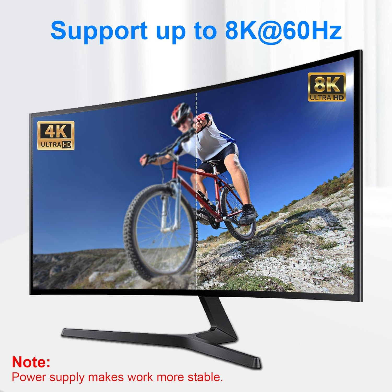 8K USB-C Switch for 2 Computers - 8K@60Hz/4K@144Hz KVM with Wired Remote & 2 Cables, Bi-Directional, for 100W Charging+10Gbps Data+Video Transfer image number 2