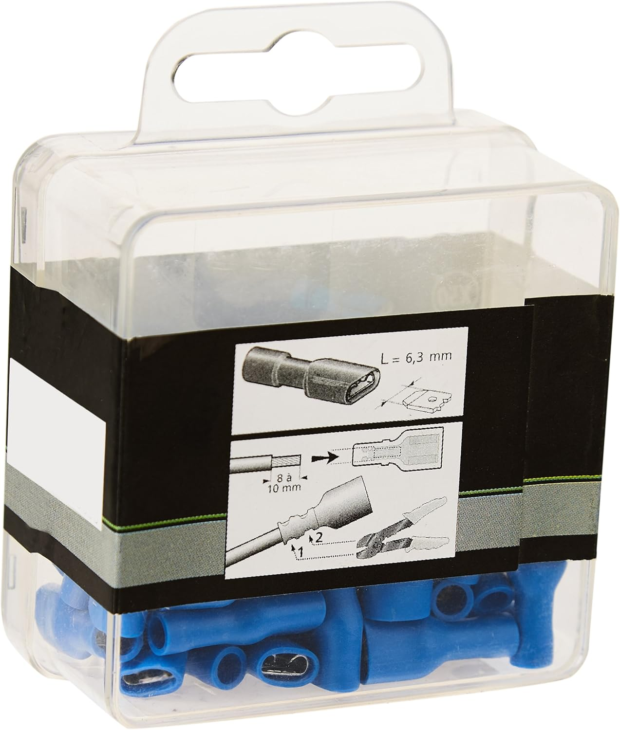 ALTIUM 802603 50 Sleeves Flat Grip Gainees 6.3 MM image number 1