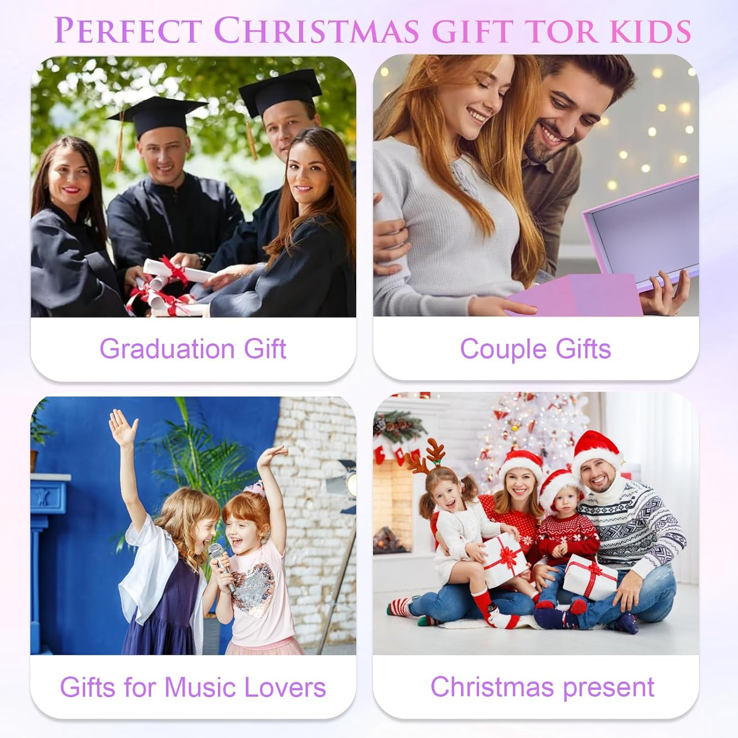 Playable Piano Calendar, Rechargeable Double Sided Design Desk Calendar, Included 2025 Calendar, 52 Weeks Music Scores and 26 Cards Great for Christmas or Birthday image number 3