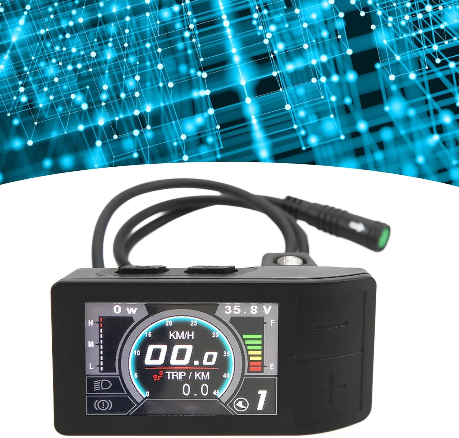 Xunn Ebike Display, 24V-48V LCD Meter, Electric Bike Computer, BBS01/02/HD Support, Waterproof, Includes LCD Display, Control Panel, Mounting Hardware, Manual image number 4