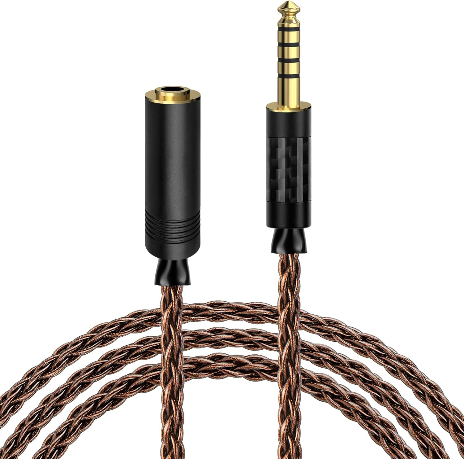 Geekria Apollo 6NOCC 4.4Mm Balanced Cable Single Crystal Copper Upgrade Extension Cord, 4.4Mm Male to Female Replacement Cord for Hifi Headset (4.9Ft / 1.5M) image number 1