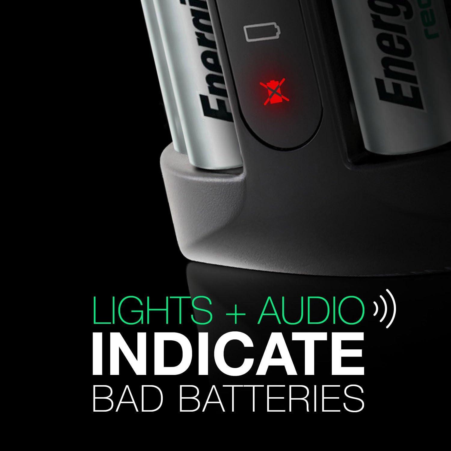 Energizer Recharge Pro Battery Charger (4 AA Rechargeable Batteries Included) image number 1