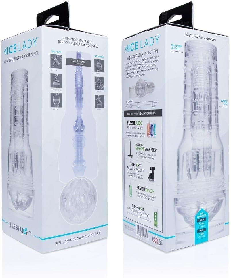 Fleshlight Ice Lady Crystal Male Masturbator image number 6