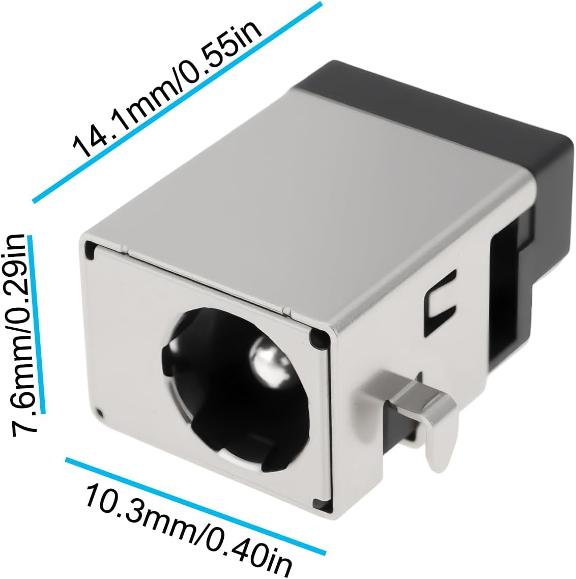 Create Idea 2 Pcs Laptop Charging Port Socket Compatible with AORUS 15G Compatible with Gigabyte image number 3