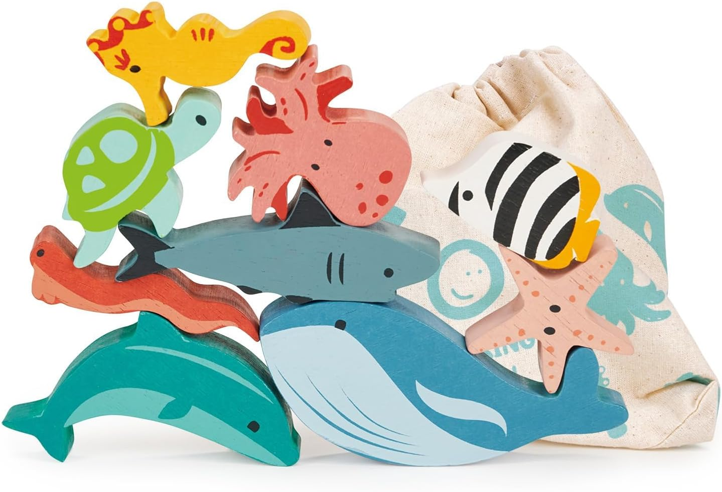 Mentari MT7202 Happy Stacking Ocean Toys image number 1