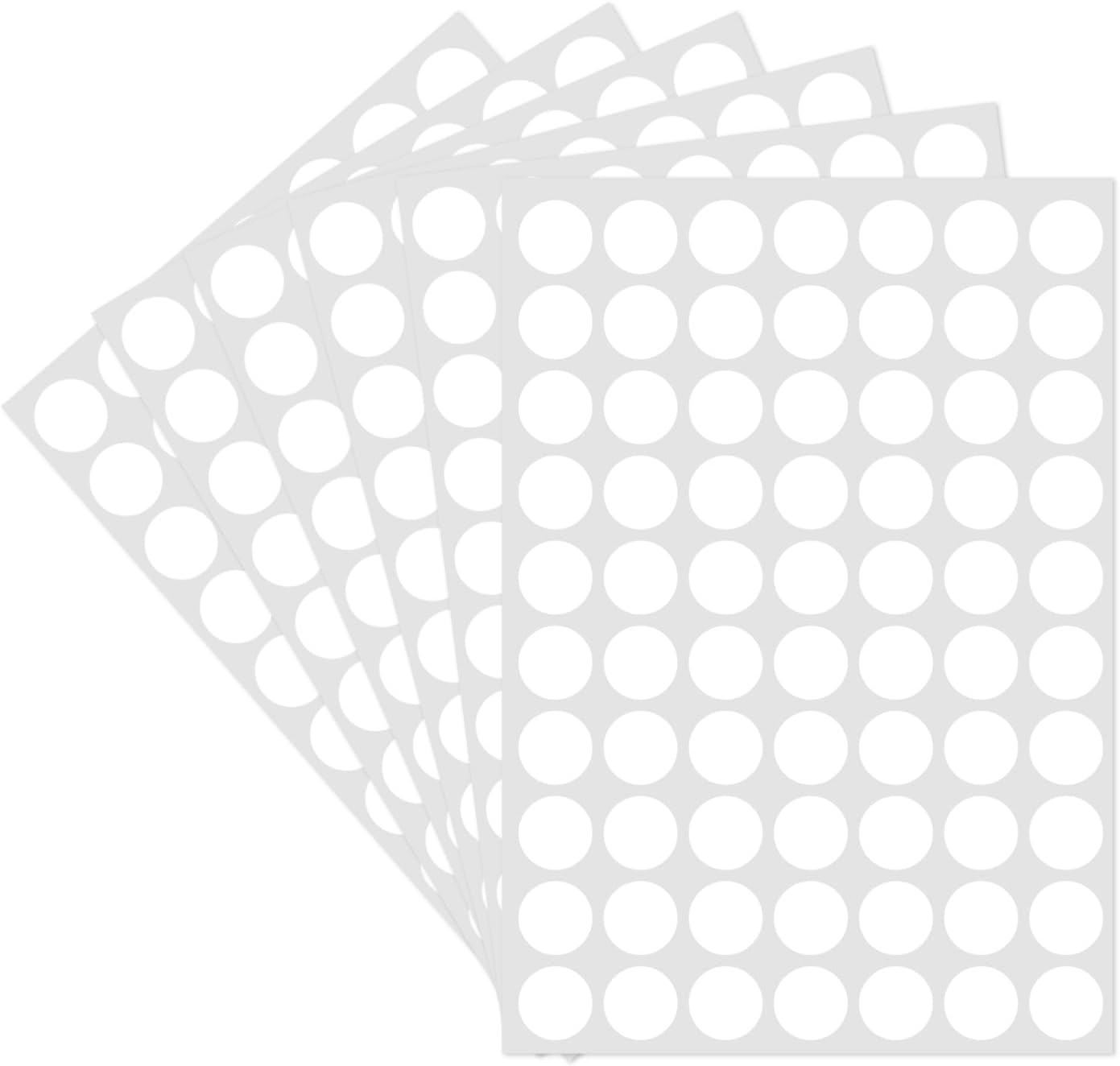 Starboling Dot Stickers,1/2 Inch White Circle Stickers,1400Pcs Self-Adhesive Writable Color Coding Labels,Round Labeling Stickers for Office Classroom Garage Sale - Blue image number 2