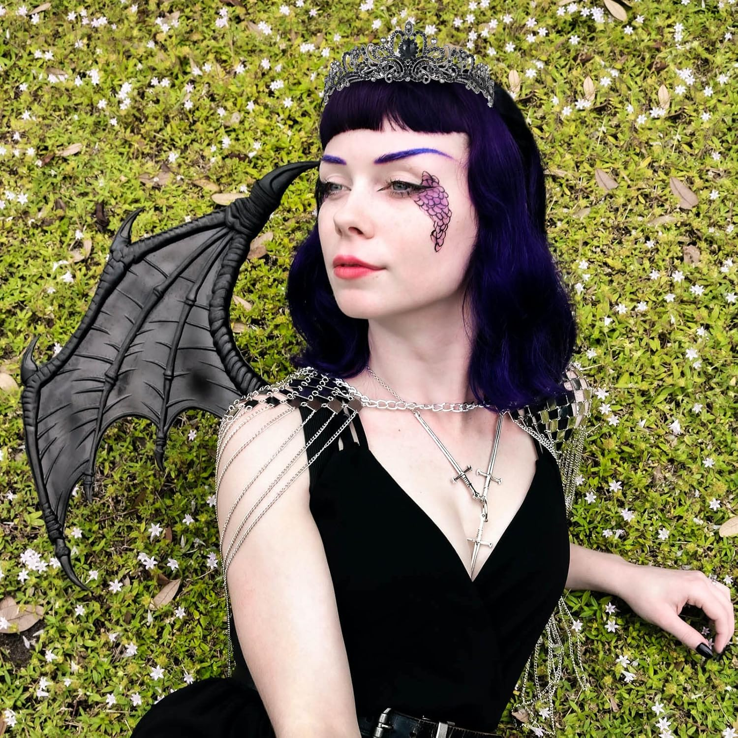 Crystal Crowns for Women, Tiara Hair Accessories Rhinestones Princess Headbands with Comb for Wedding Quinceanera Pageant Birthday Party