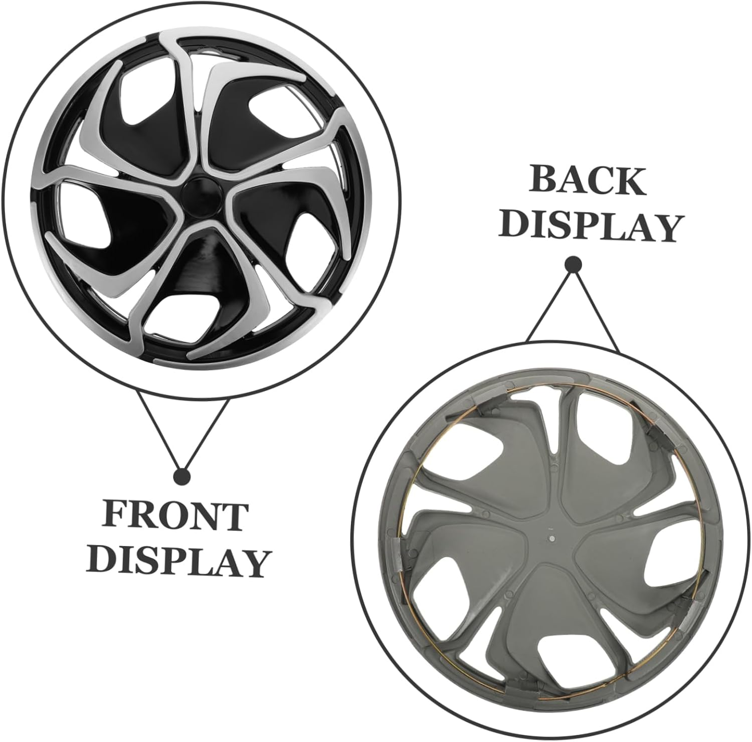 SOLUSTRE Wheel Cover Protector for Car Rims Automotive Stylish Designs for Wheel Options image number 2