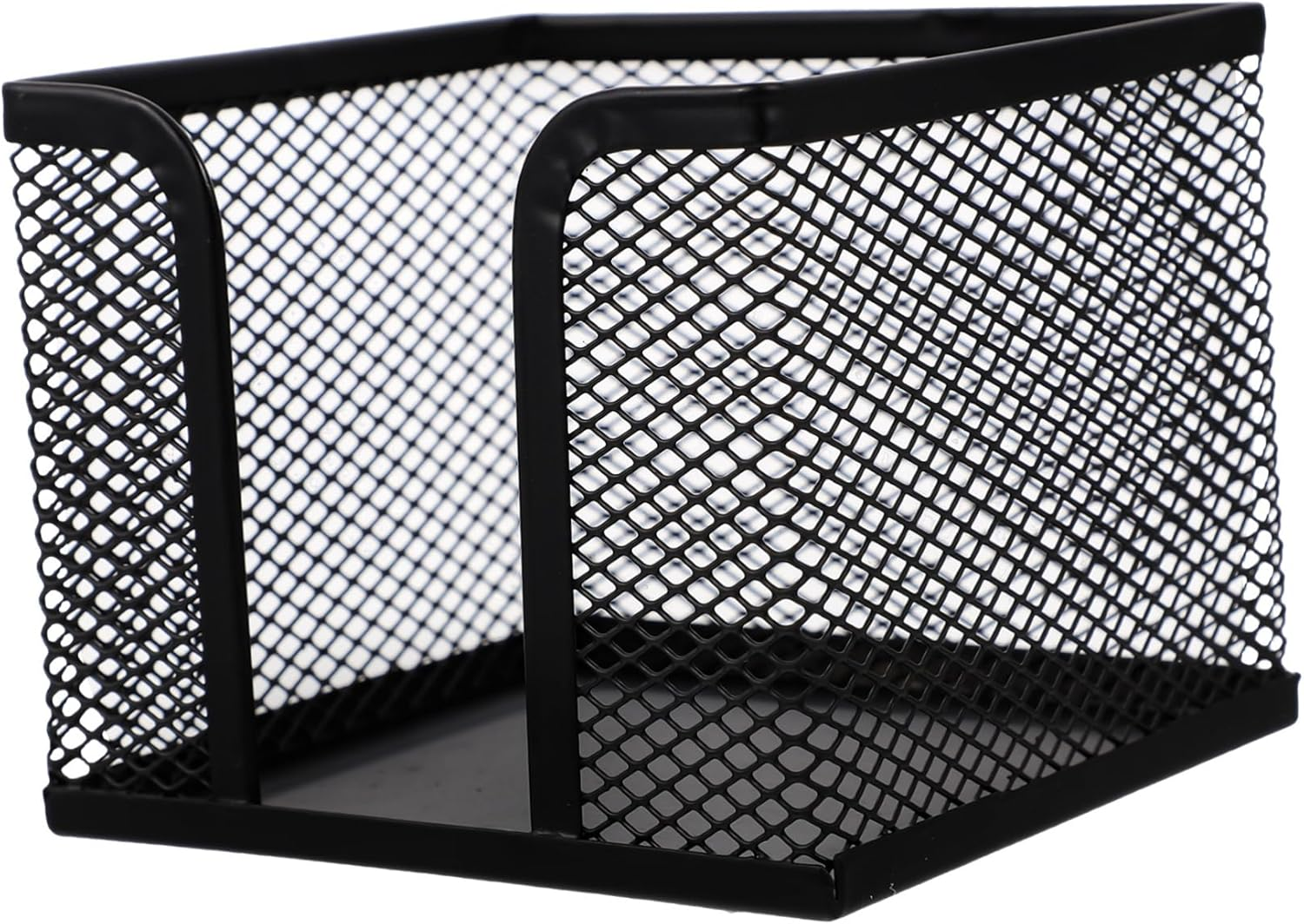 CANIGHT 5Pcs Memo Pad Holder Multifunctional Desk Organizer for Notes Pens Napkins Mesh Storage Box for Home Office School Stylish Desktop Accessory image number 1