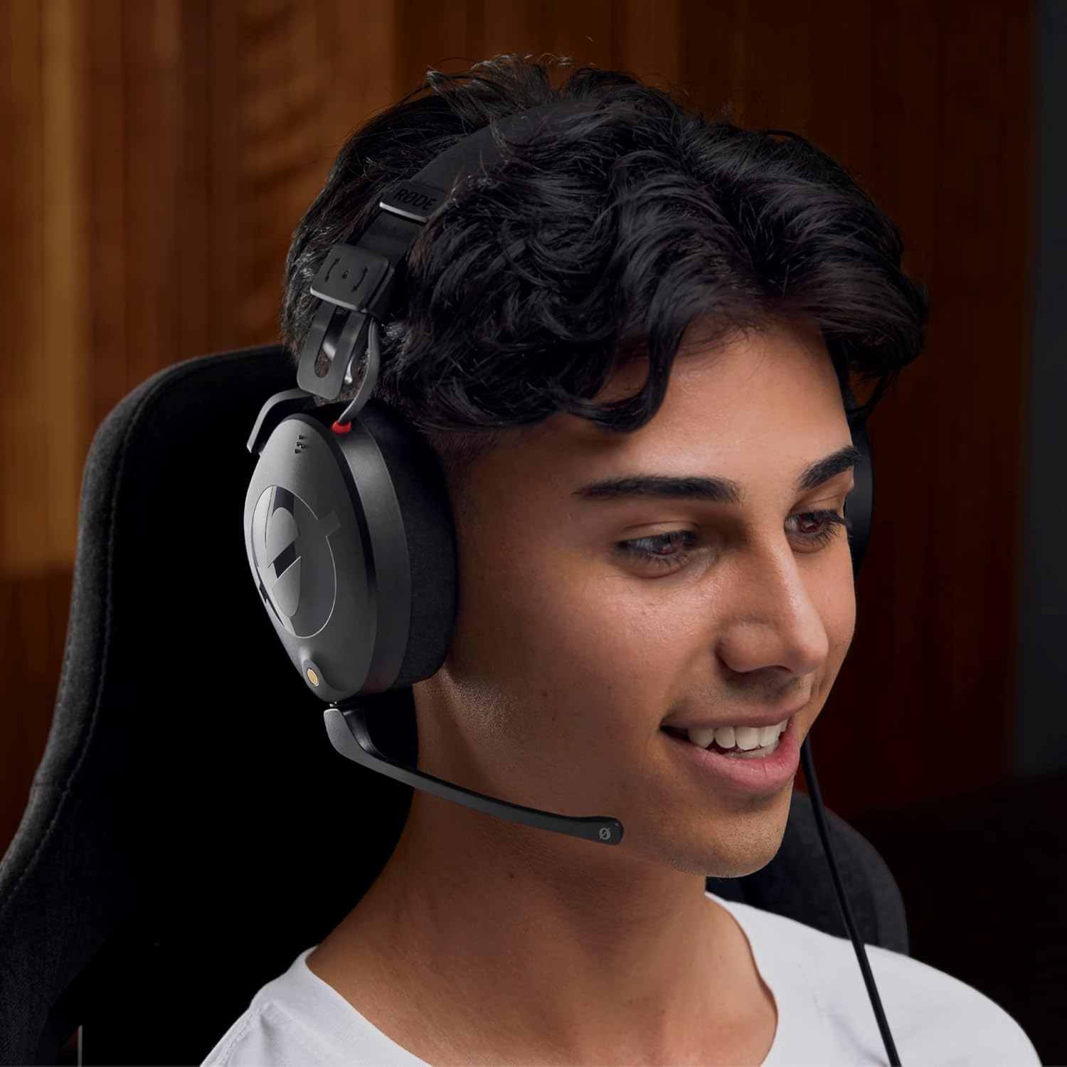 R&Oslash;DE Nth-Mic Professional Headset Microphone for the NTH-100 Headphones, for Media, Broadcast, Podcasting, Content Creation, Streaming, Working from Home (Black) image number 3